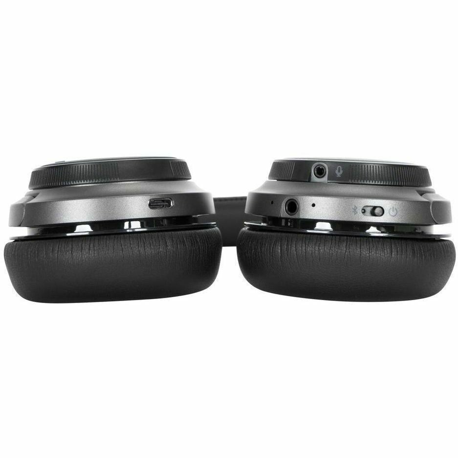 Targus Wireless Bluetooth Stereo Headset - Stereo - Mini-phone (3.5mm) - Wired/Wireless - Bluetooth - On-ear - Binaural - Noise Cancelling Microphone - Noise Canceling - Black - AEH104TT - eCommerce Business Prime