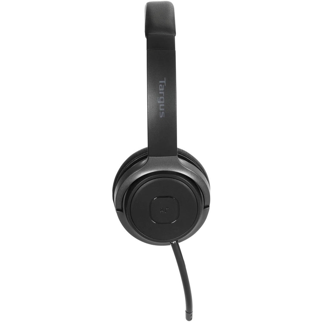 Targus Wireless Bluetooth Stereo Headset - Stereo - Mini-phone (3.5mm) - Wired/Wireless - Bluetooth - On-ear - Binaural - Noise Cancelling Microphone - Noise Canceling - Black - AEH104TT - eCommerce Business Prime