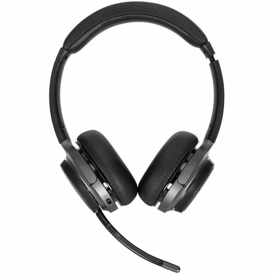 Targus Wireless Bluetooth Stereo Headset - Stereo - Mini-phone (3.5mm) - Wired/Wireless - Bluetooth - On-ear - Binaural - Noise Cancelling Microphone - Noise Canceling - Black - AEH104TT - eCommerce Business Prime