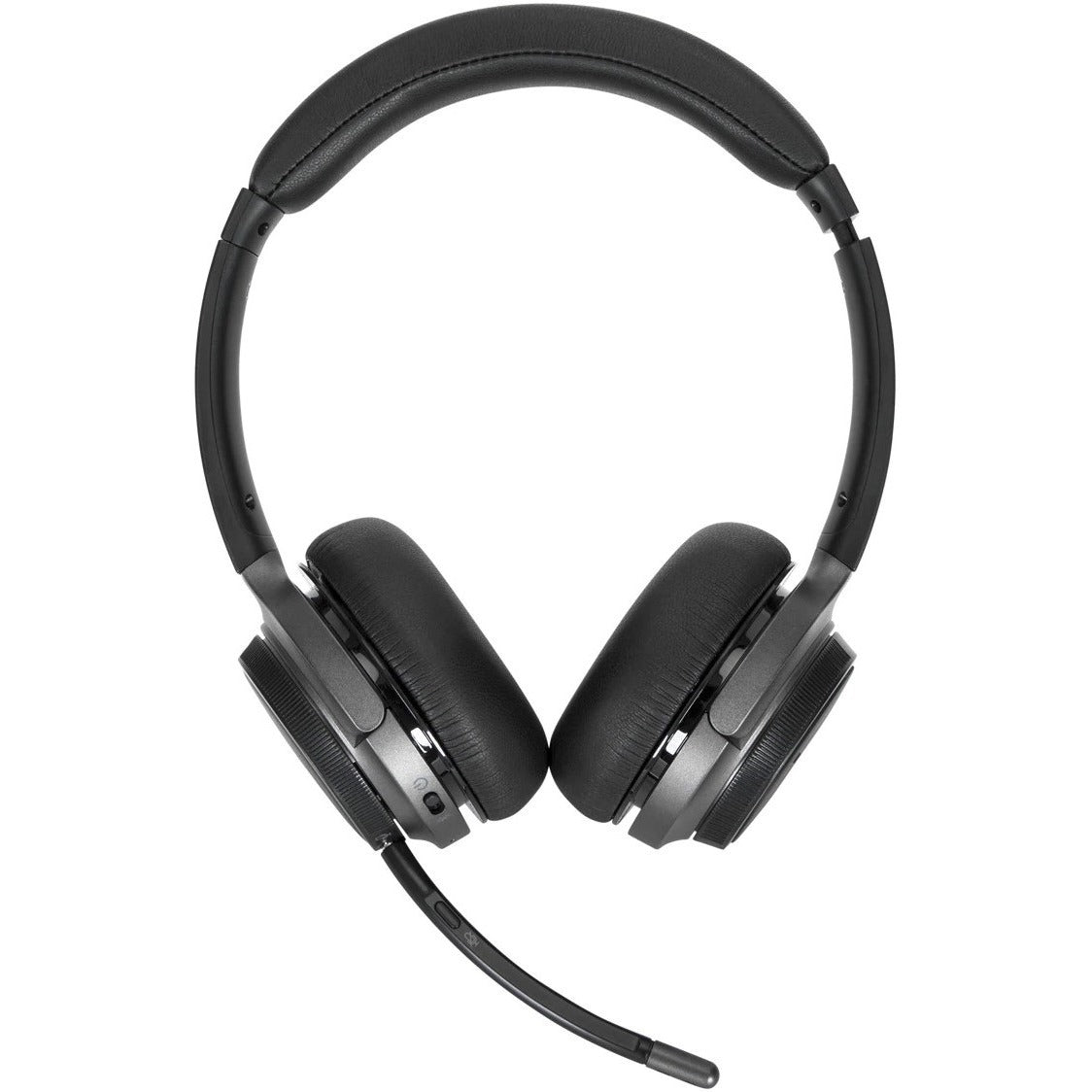 Targus Wireless Bluetooth Stereo Headset - Stereo - Mini-phone (3.5mm) - Wired/Wireless - Bluetooth - On-ear - Binaural - Noise Cancelling Microphone - Noise Canceling - Black - AEH104TT - eCommerce Business Prime