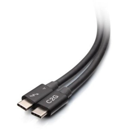 C2G 1.5ft Thunderbolt 4 USB C Cable - USB C to USB C - 40Gbps - M/M - 1.50 ft Thunderbolt 4 A/V Cable for Smartphone, Notebook, Tablet, Computer, Mobile Device - First End: 1 x Thunderbolt 4 Type C - ...  - C2G28885 - eCommerce Business Prime