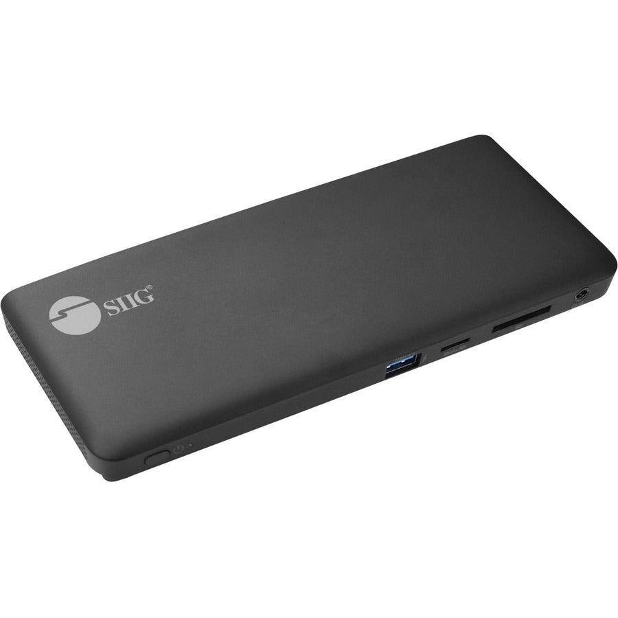 SIIG USB-C Triple Video MST Docking Station with PD - Triple 1080p Displays - 65W PD Charging - USB-A 5 Gbps - eCommerce Business Prime