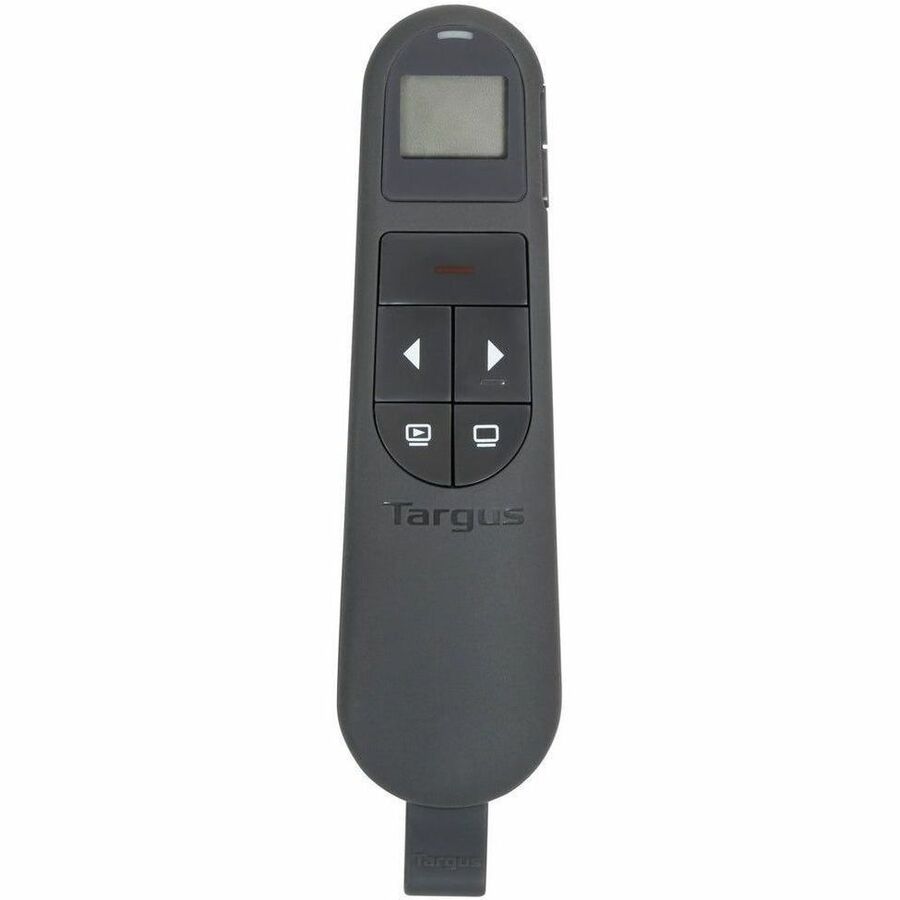 Targus Dual Mode Antimicrobial Laser Presenter with Timer - Laser - Wireless - Bluetooth/Radio Frequency - 2.40 GHz - Black - USB TARGUS