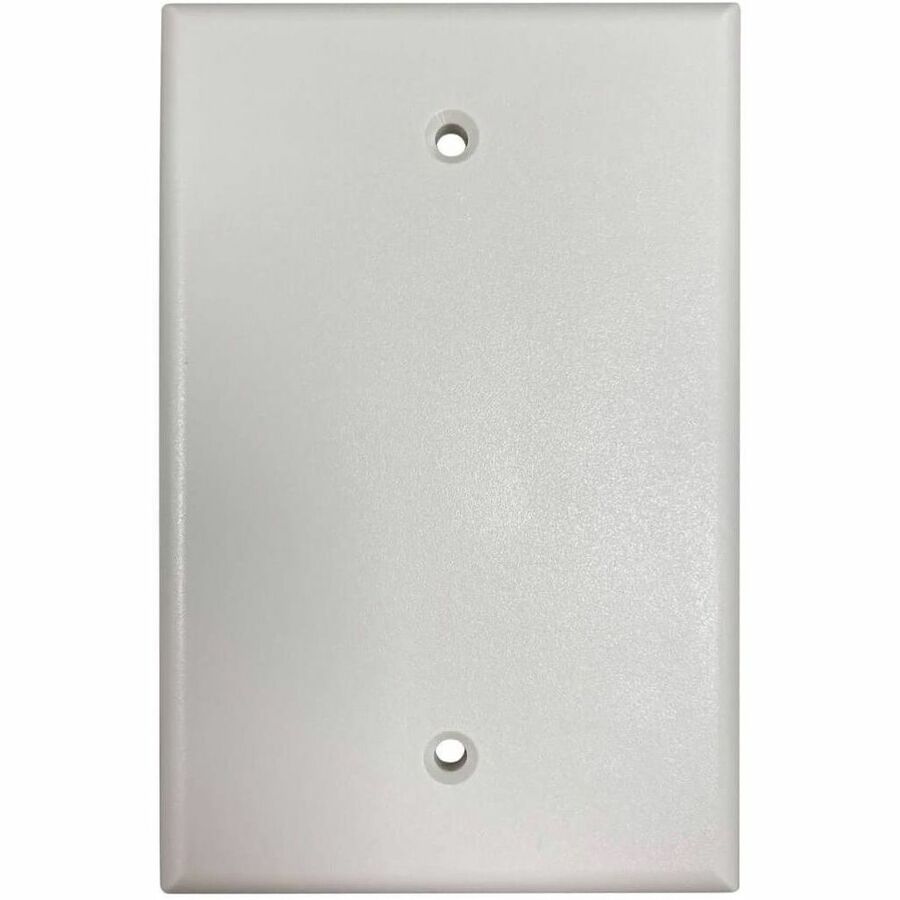 Tripp Lite Safe-IT Blank Wall Plate, Antibacterial, Ivory Matte, TAA - Ivory - High Impact Plastic, Acrylonitrile Butadiene Styrene (ABS) - TAA Compliant - eCommerce Business Prime