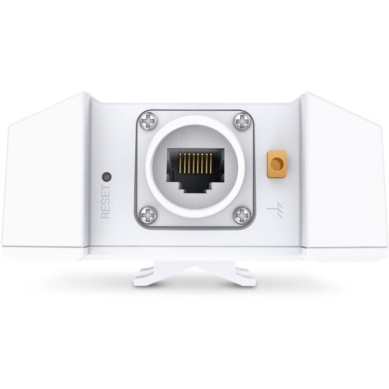 TP-Link EAP610-Outdoor Dual Band IEEE 802.11 a/b/g/n/ac/ax 1.80 Gbit/s Wireless Access Point - Outdoor - 2.40 GHz, 5 GHz - External - MIMO Technology - 1 x Network (RJ-45) - Gigabit Ethernet - Pole-mountable, Wall Mountable - IP67 TP-LINK