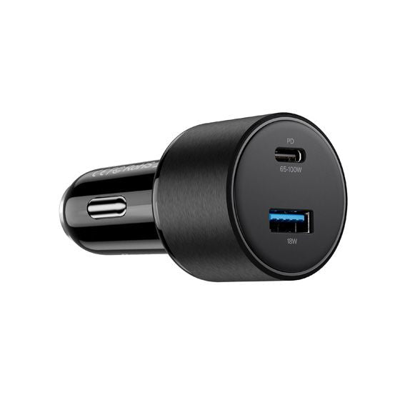 ALOGIC Rapid Power 100W Car Charger with USB-C Port and USB-A Port, Black - CRCA100 - eCommerce Business Prime