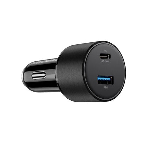 ALOGIC Rapid Power 100W Car Charger with USB-C Port and USB-A Port, Black - CRCA100 - eCommerce Business Prime