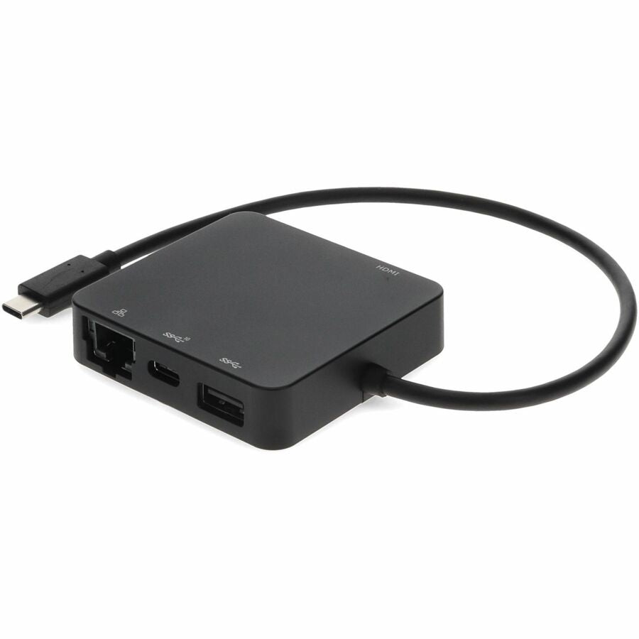 AddOn Docking Station - for Desktop PC/Notebook/Monitor/Projector - USB Type C - 4K - 3840 x 2160 - USB Type-A - 1 x USB Type-C Ports - USB Type-C - Network (RJ-45) - HDMI - Black - Wired - Ethernet - eCommerce Business Prime