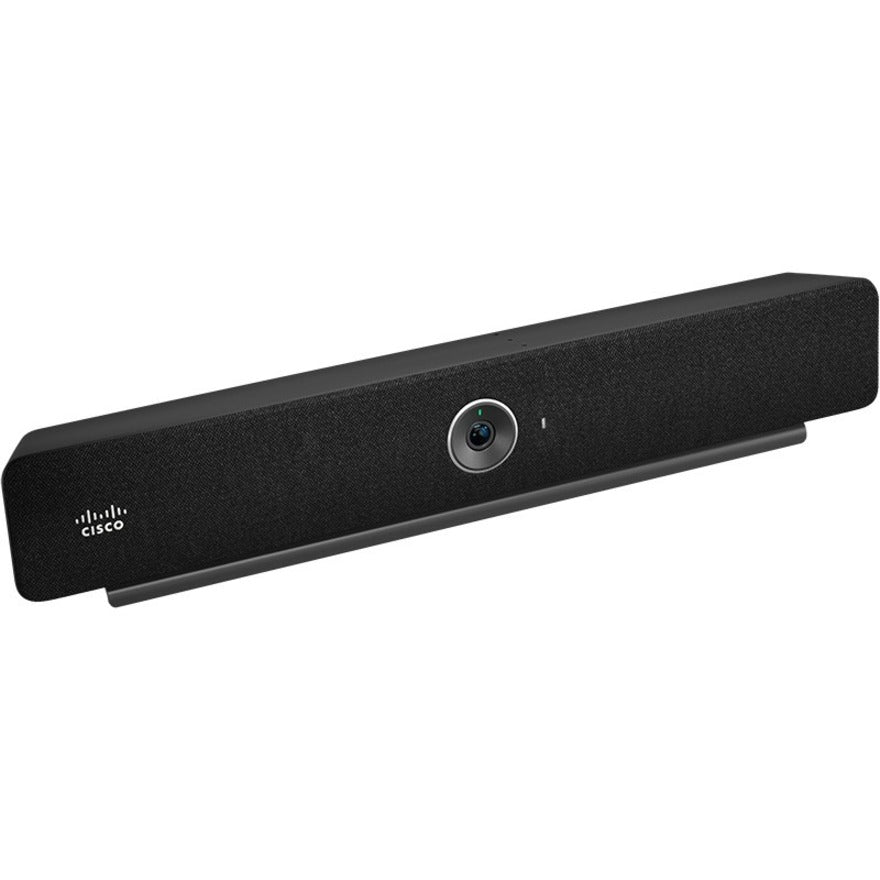 Cisco Webex Room Bar (Carbon Color) with table-stand Room Navigator - CMOS - 3840 x 2160 Video (Content) - H.460.18/19, H.264, H.323, SIP - Point-to-Point - 4K UHD - 60 fps - H.263, H.239 - G.711, G.7...  - CS-BAR-T-C-K9