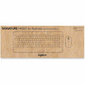Logitech Signature MK650 Combo for Business Wireless Mouse and Keyboard Combo - USB Plunger Wireless Bluetooth/RF Keyboard - 118 Key - English (US) - Off White - USB Wireless Bluetooth/RF Mouse - 4000 - 920-011018 - eCommerce Business Prime