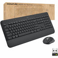 Logitech Signature MK650 Combo for Business Wireless Mouse and Keyboard Combo - USB Plunger Wireless Bluetooth/RF Keyboard - 118 Key - English (US) - Graphite - USB Wireless Bluetooth/RF Mouse - 4000  - 920-010909 - eCommerce Business Prime