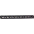 Black Box Category 6A Panel - 24 Port(s) - 24 x RJ-45 - 1U High - Black Powder Coat - Rack-mountable - TAA Compliant - eCommerce Business Prime