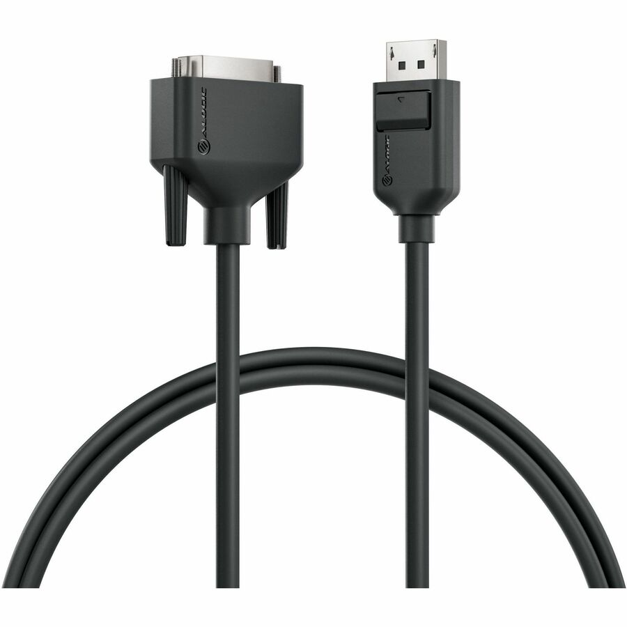 Alogic Elements DisplayPort to DVI Cable - Male to Male - 1m - 3.28 ft DisplayPort/DVI-D Video Cable for Notebook, Video Device, Projector, Monitor, Computer - First End: 1 x DisplayPort Digital Audio - EL2DPDVI-01 - eCommerce Business Prime