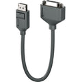 Alogic Elements DisplayPort to DVI Adapter - Male to Female - 20cm - 7.87" DisplayPort/DVI-D Video Cable for Notebook, Video Device, Projector, Monitor, Computer - First End: 1 x DisplayPort Digital A - EL2DPDVI-ADP - eCommerce Business Prime