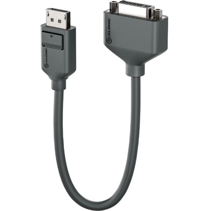 Alogic Elements DisplayPort to DVI Adapter - Male to Female - 20cm - 7.87" DisplayPort/DVI-D Video Cable for Notebook, Video Device, Projector, Monitor, Computer - First End: 1 x DisplayPort Digital A - EL2DPDVI-ADP - eCommerce Business Prime