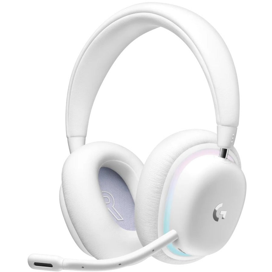 Logitech G735 Gaming Headset - Mini-phone (3.5mm), USB - Wired/Wireless - Bluetooth/RF - 65.6 ft - 38 Ohm - 20 Hz - 20 kHz - On-ear - Ear-cup - Cardioid, Uni-directional Microphone - White Mist LOGITECH