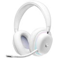 Logitech G735 Gaming Headset - Mini-phone (3.5mm), USB - Wired/Wireless - Bluetooth/RF - 65.6 ft - 38 Ohm - 20 Hz - 20 kHz - On-ear - Ear-cup - Cardioid, Uni-directional Microphone - White Mist LOGITECH