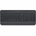 Logitech Signature K650 Wireless Comfort Keyboard - Wireless Connectivity - Bluetooth/RF - 32.81 ft - PC, Mac - AA Battery Size Supported - Graphite - eCommerce Business Prime