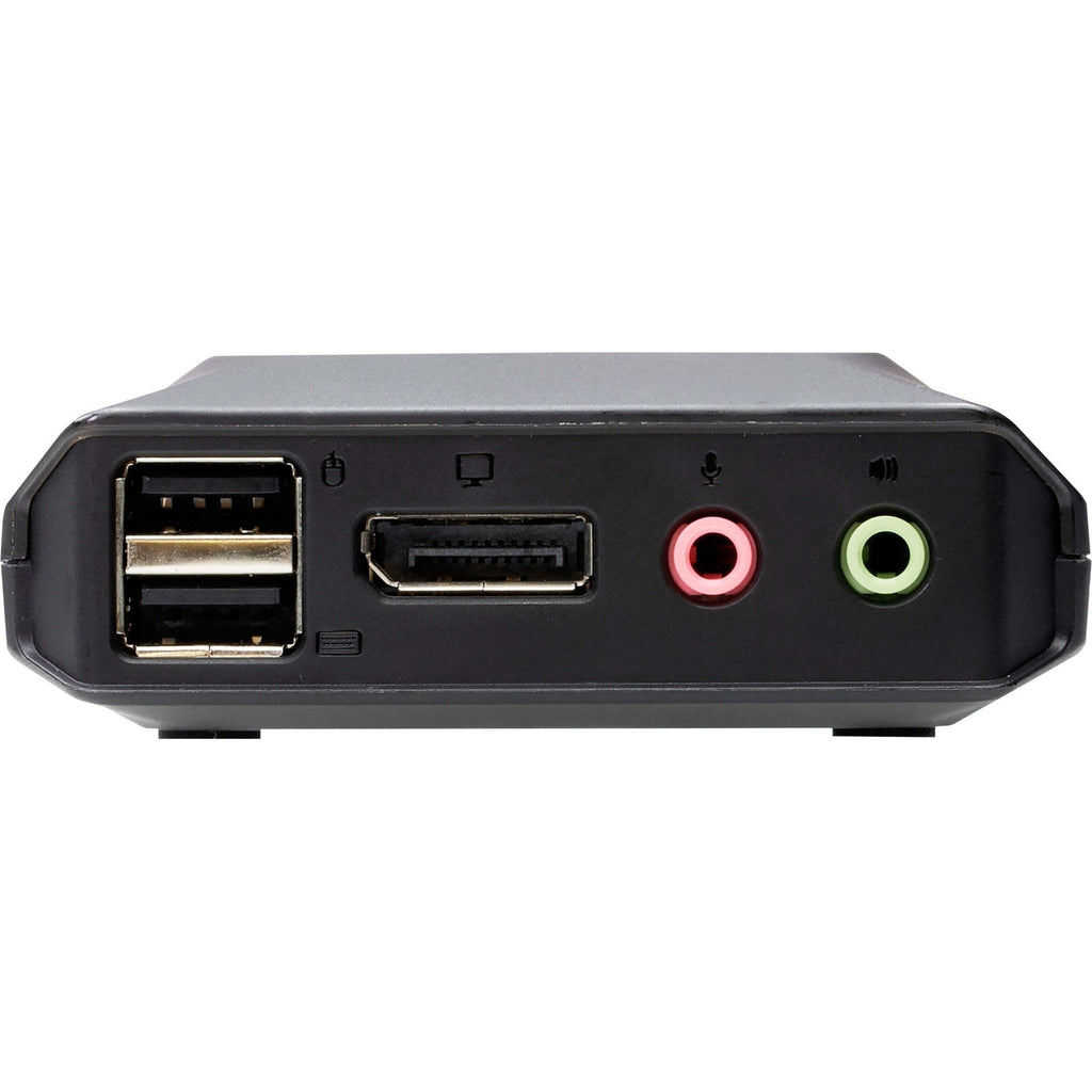 ATEN 2-Port USB-C DisplayPort Hybrid Cable KVM Switch CS52DP - 2 Computer(s) - 1 Local User(s) - 4096 x 2160 - 5 x USB - Rack-mountable - 2 x DisplayPort - eCommerce Business Prime