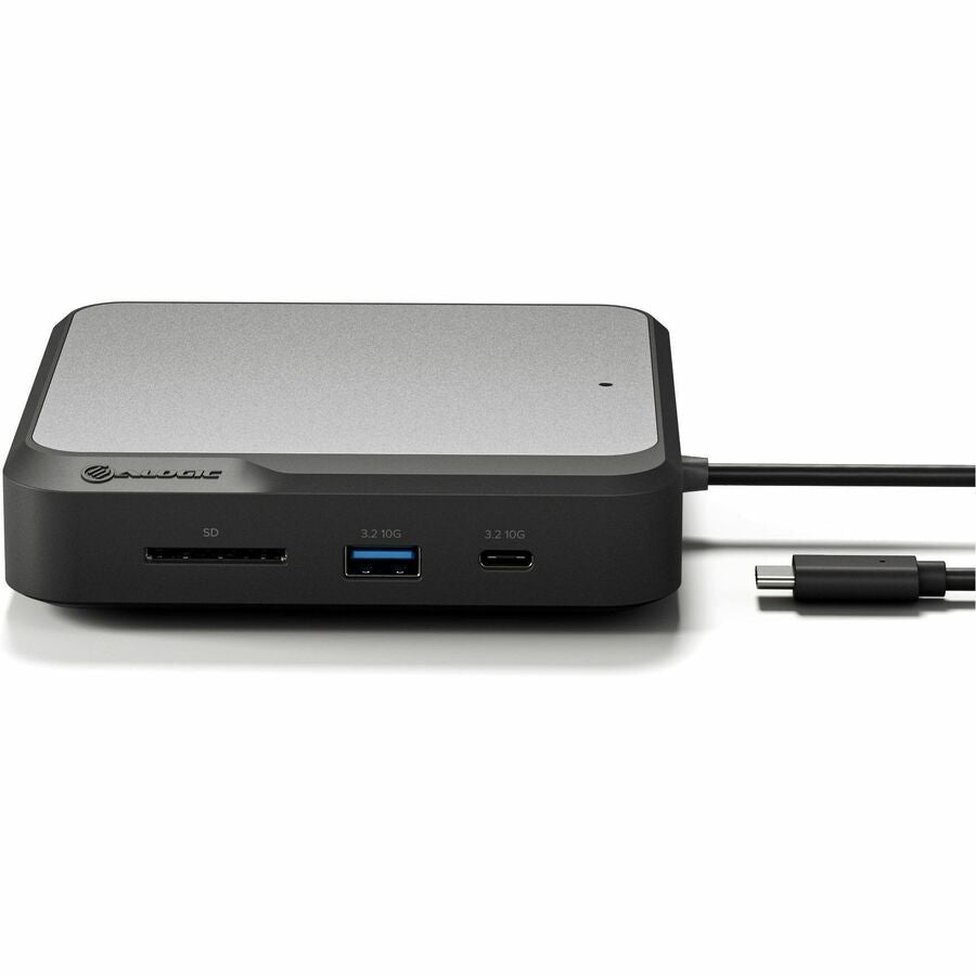 Alogic Dual 4K Universal Compact Docking Station - CD2 - DisplayPort Edition - for Desktop PC/Notebook/Monitor - Memory Card Reader - SD - 100 W - USB Type C - 2 Displays Supported - 4K - 3840 x 2160  - DUCD2 - eCommerce Business Prime