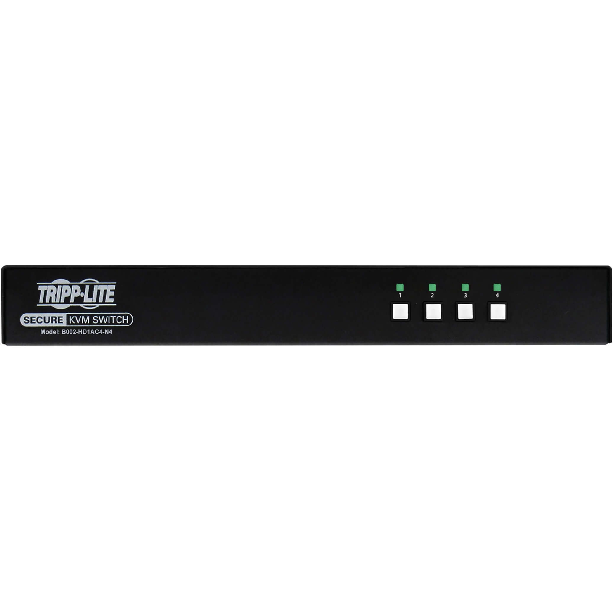 Tripp Lite B002-HD1AC4-N4 4-Port NIAP PP4.0-Certified KVM Switch - 4 Computer(s) - 1 Local User(s) - 3840 x 2160 - 50 Hz, 60 Hz - 11 x USB - Yes - 1 x HDMI - 4 x DisplayPort - TAA Compliant - eCommerce Business Prime