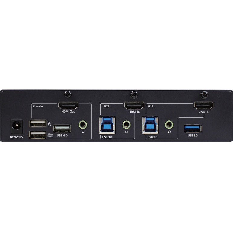 SIIG 2-Port 4K HDMI KVM Switch with PBP Roaming Mouse & PIP - 2x1 HDMI KVM Switch, Allows you to control 2 HDMI 4K computers using one keyboard and mouse - Mouse Roaming, PBP, PIP, 4K@30, HDCP 1.4, US - CE-KV0G11-S1 - eCommerce Business Prime