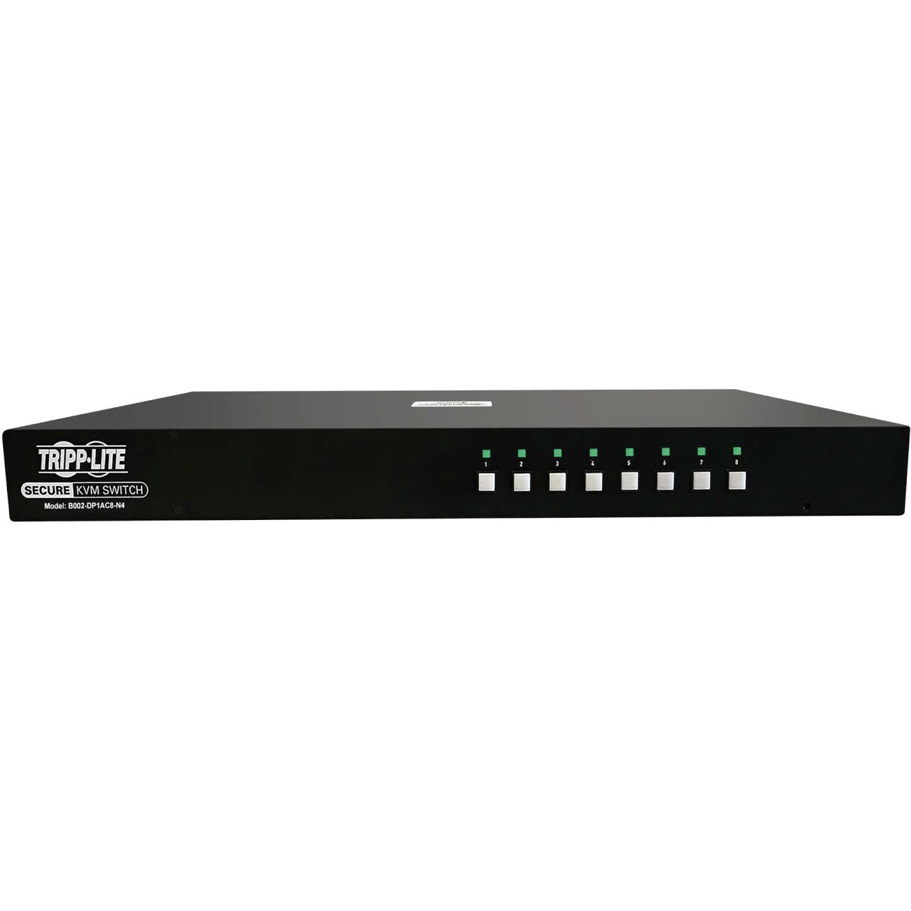 Tripp Lite B002-DP1AC8-N4 8-Port NIAP PP4.0-Certified DisplayPort KVM Switch - 8 Computer(s) - 1 Local User(s) - 3840 x 2160 - 50 Hz, 60 Hz - 19 x USB - Yes - 9 x DisplayPort - TAA Compliant - eCommerce Business Prime