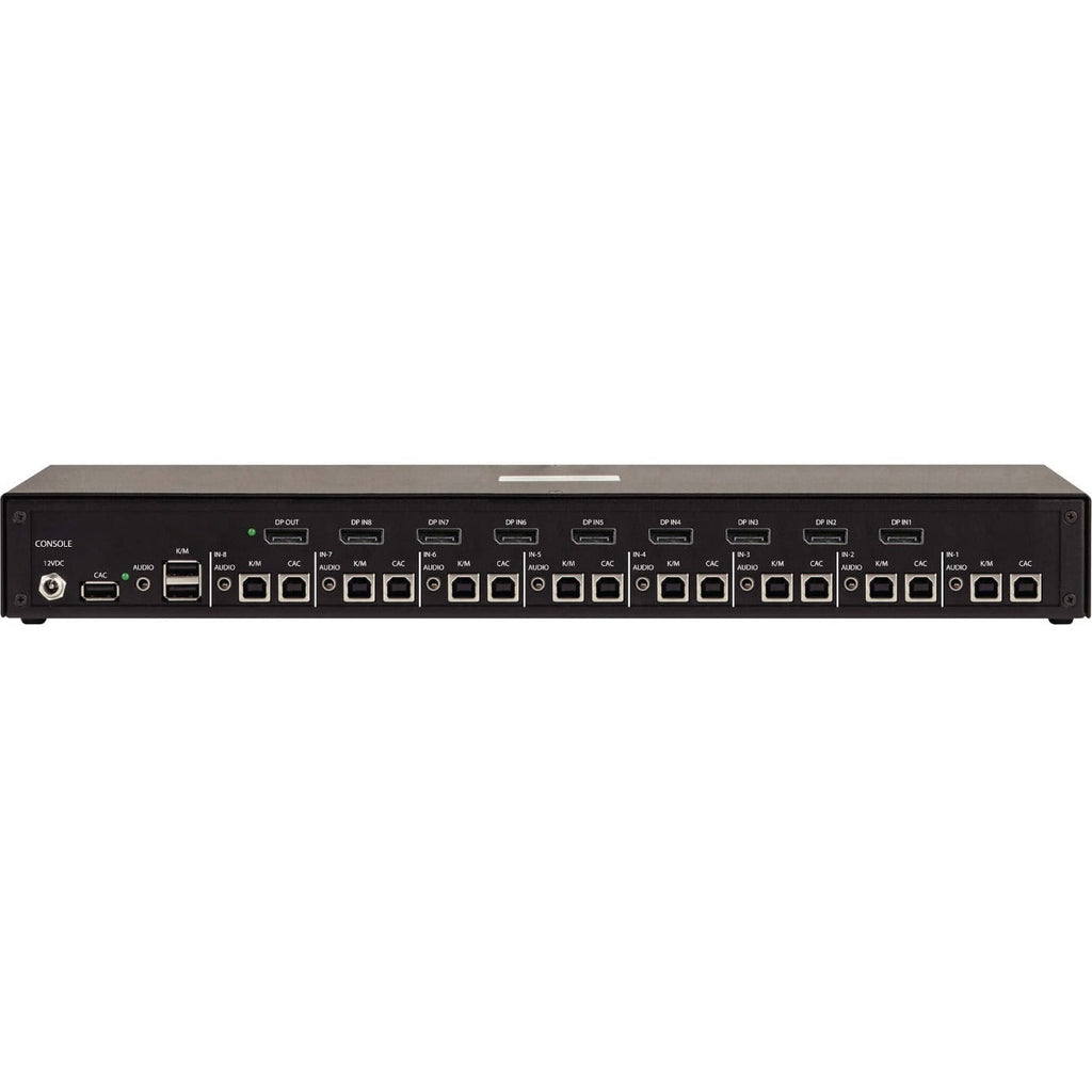 Tripp Lite B002-DP1AC8-N4 8-Port NIAP PP4.0-Certified DisplayPort KVM Switch - 8 Computer(s) - 1 Local User(s) - 3840 x 2160 - 50 Hz, 60 Hz - 19 x USB - Yes - 9 x DisplayPort - TAA Compliant - eCommerce Business Prime