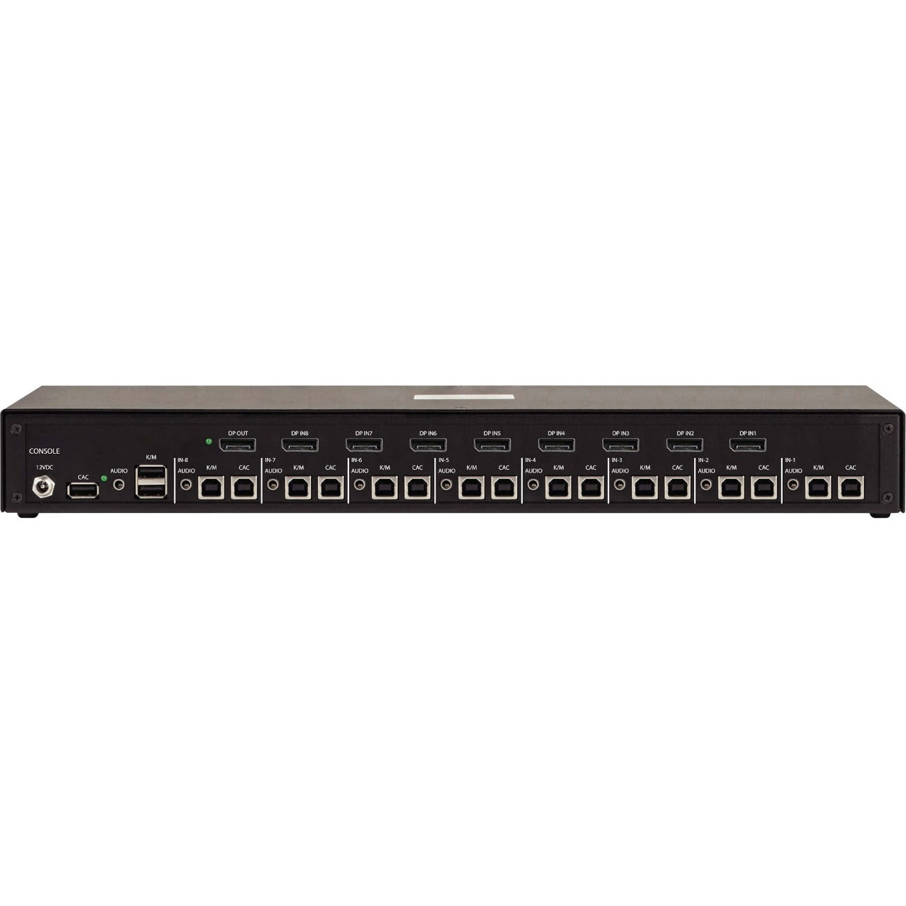 Tripp Lite B002-DP1AC8-N4 8-Port NIAP PP4.0-Certified DisplayPort KVM Switch - 8 Computer(s) - 1 Local User(s) - 3840 x 2160 - 50 Hz, 60 Hz - 19 x USB - Yes - 9 x DisplayPort - TAA Compliant - eCommerce Business Prime