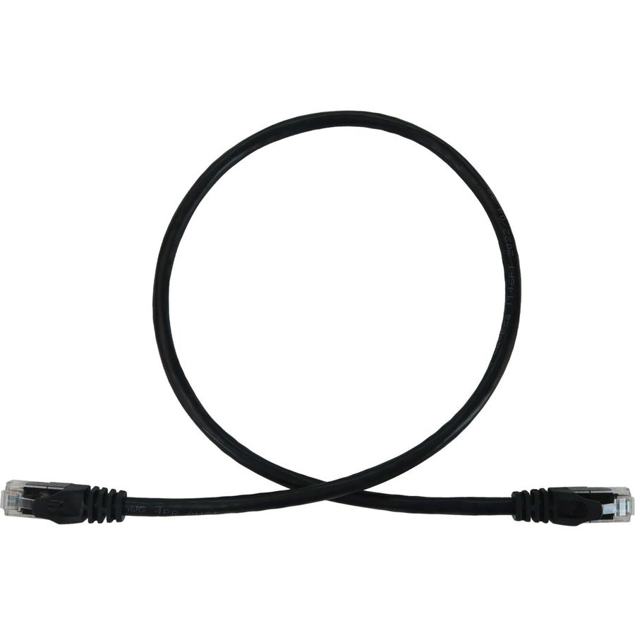 Tripp Lite N261-002-BK Cat.6a UTP Network Cable - 2 ft Category 6a Network Cable for Network Device, Switch, Patch Panel, Server, Router, Hub, Printer, Computer, Photocopier, Modem, Security Camera, . - N261-002-BK - eCommerce Business Prime