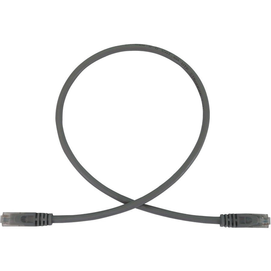 Tripp Lite N261-002-GY Cat.6a UTP Network Cable - 2 ft Category 6a Network Cable for Network Device, Switch, Patch Panel, Server, Router, Hub, Printer, Computer, Photocopier, Modem, Security Camera, . - N261-002-GY - eCommerce Business Prime