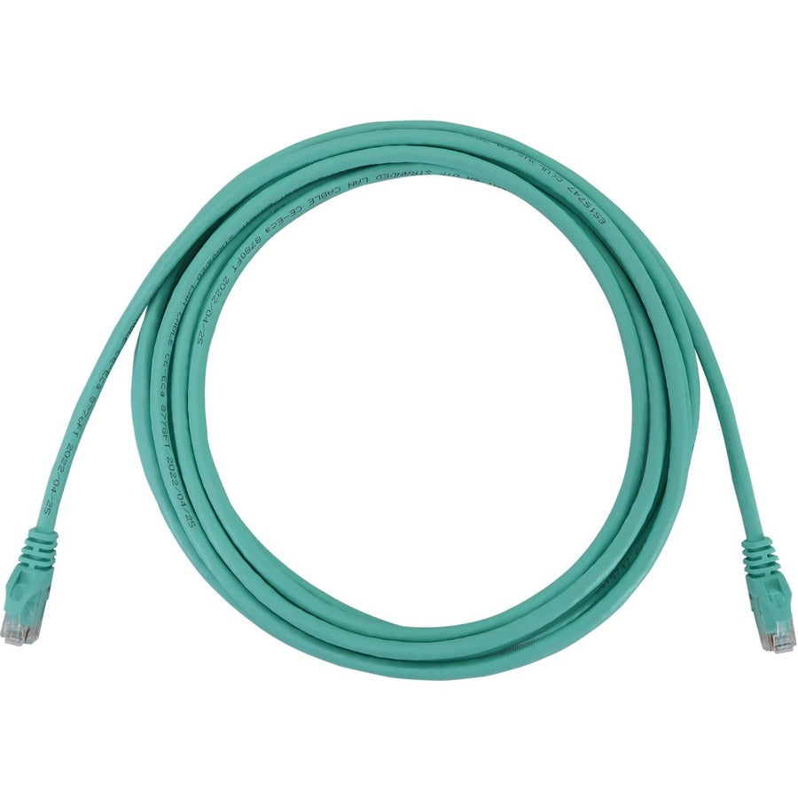 Tripp Lite N261-015-AQ Cat.6a UTP Network Cable - 15 ft Category 6a Network Cable for Network Device, Switch, Patch Panel, Server, Router, Hub, Printer, Computer, Photocopier, Modem, Security Device,  - N261-015-AQ - eCommerce Business Prime