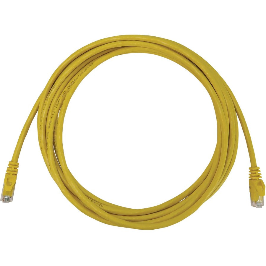 Tripp Lite N261-015-YW Cat.6a UTP Network Cable - 15 ft Category 6a Network Cable for Network Device, Switch, Patch Panel, Server, Router, Hub, Printer, Computer, Photocopier, Modem, Security Device,  - N261-015-YW - eCommerce Business Prime
