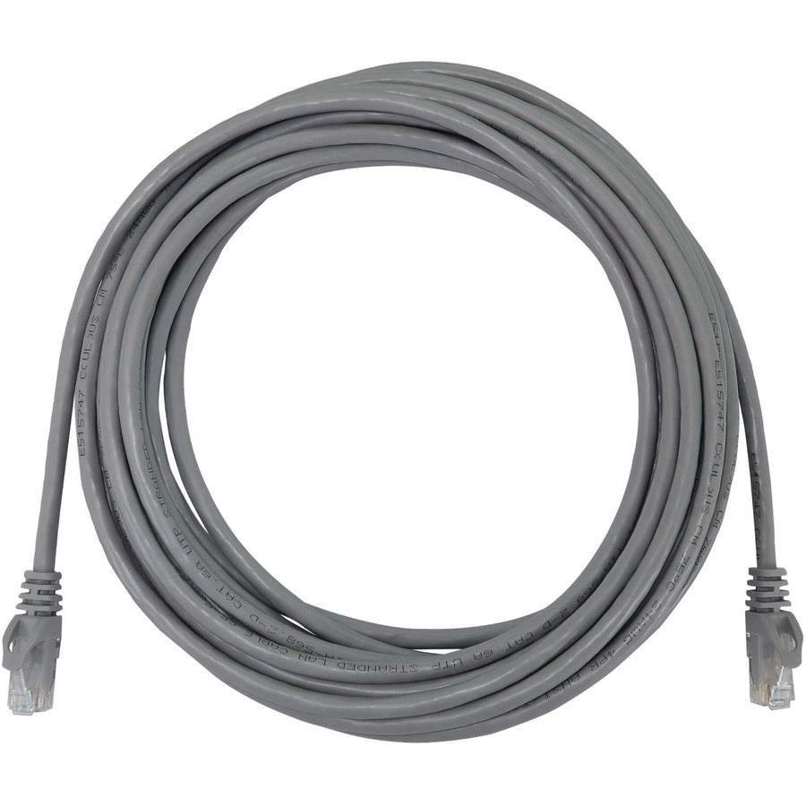 Tripp Lite N261-025-GY Cat.6a UTP Network Cable - 25 ft Category 6a Network Cable for Network Device, Switch, Patch Panel, Server, Router, Hub, Printer, Computer, Photocopier, Modem, Security Device,  - N261-025-GY - eCommerce Business Prime