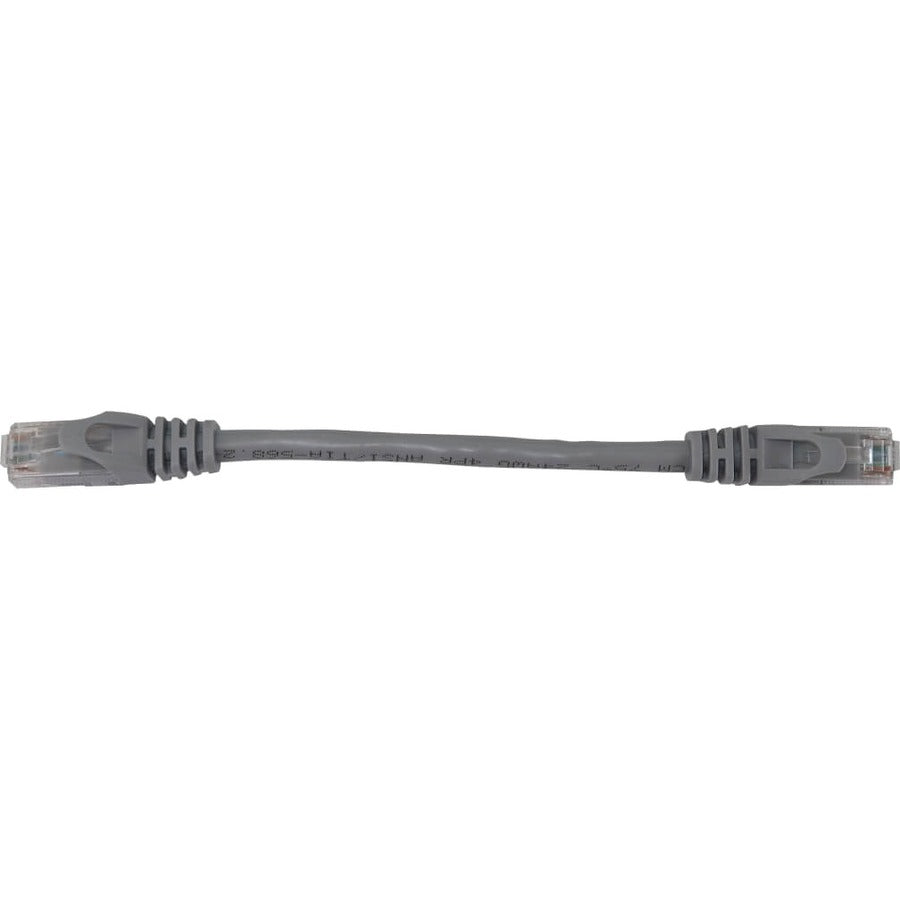 Tripp Lite N261-06N-GY Cat.6a UTP Network Cable - 6" Category 6a Network Cable for Network Device, Switch, Patch Panel, Server, Router, Hub, Printer, Computer, Photocopier, Modem, Security Camera, ... - N261-06N-GY - eCommerce Business Prime