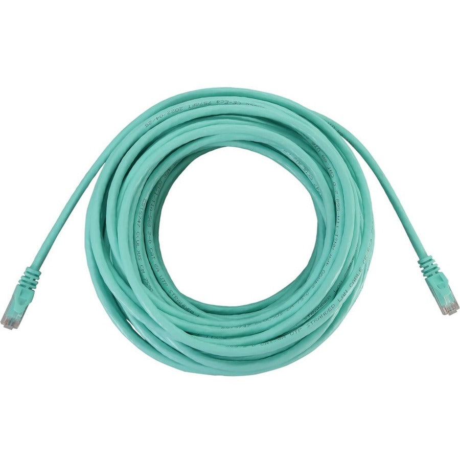 Tripp Lite N261-100-AQ Cat.6a UTP Network Cable - 100 ft Category 6a Network Cable for Network Device, Switch, Patch Panel, Server, Router, Hub, Printer, Computer, Photocopier, Modem, Security Camera, - N261-100-AQ - eCommerce Business Prime
