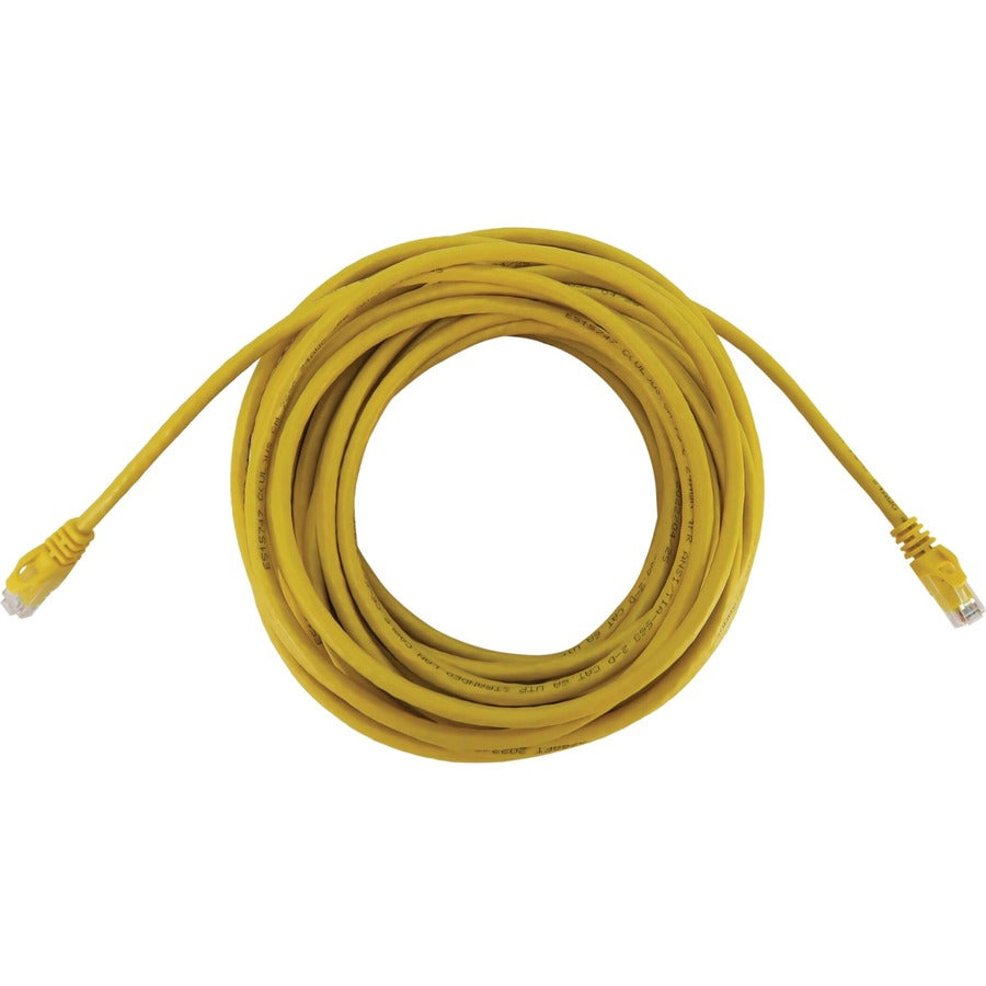Tripp Lite N261-100-YW Cat.6a UTP Network Cable - 100 ft Category 6a Network Cable for Network Device, Switch, Patch Panel, Server, Router, Hub, Printer, Computer, Photocopier, Modem, Security Camera, - N261-100-YW - eCommerce Business Prime