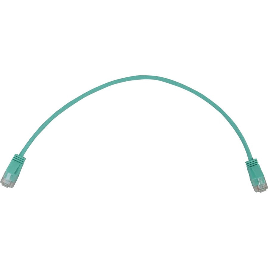 Tripp Lite N261-S01-AQ Cat.6a UTP Patch Network Cable - 1 ft Category 6a Network Cable for Network Device, Switch, Patch Panel, Server, Router, Hub, Printer, Computer, Photocopier, Modem, Security Cam - N261-S01-AQ - eCommerce Business Prime