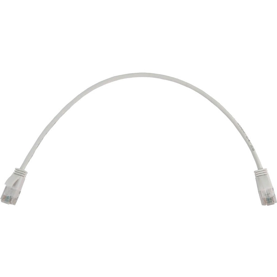 Tripp Lite N261-S01-WH Cat.6a UTP Patch Network Cable - 1 ft Category 6a Network Cable for Network Device, Switch, Patch Panel, Server, Router, Hub, Printer, Computer, Photocopier, Modem, Security Cam - N261-S01-WH - eCommerce Business Prime