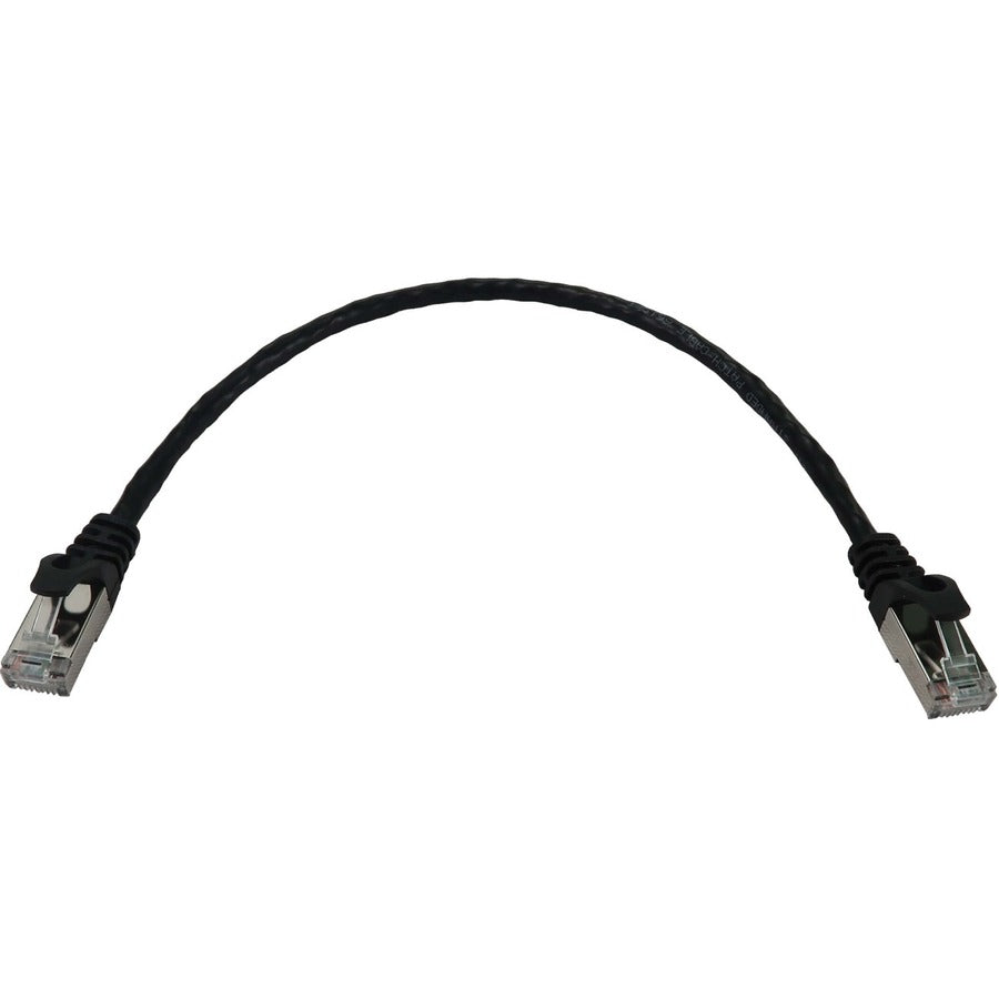 Tripp Lite N262-S01-BK Cat6a STP Patch Network Cable - 1 ft Category 6a Network Cable for Network Device, Server, Switch, Router, Hub, Printer, Computer, Photocopier, Modem, PoE Device, Patch Panel, . - N262-S01-BK - eCommerce Business Prime