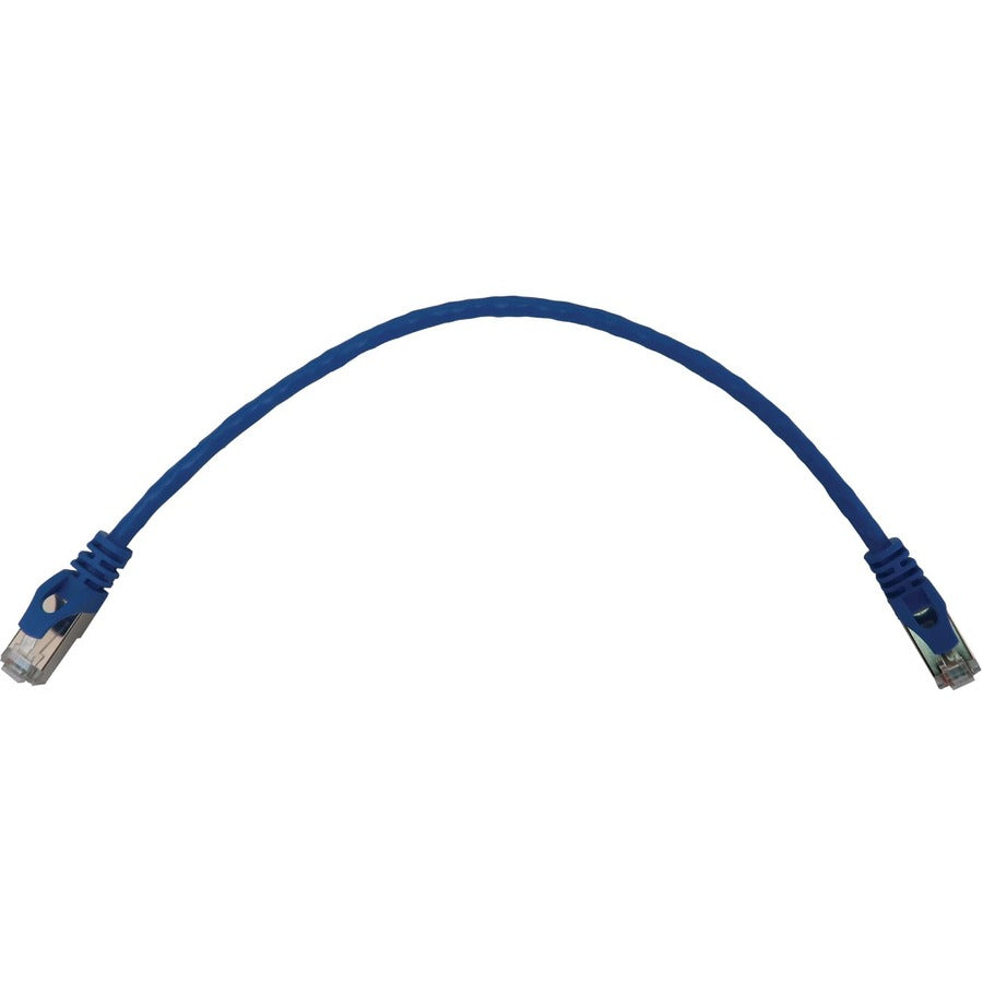Tripp Lite N262-S01-BL Cat6a STP Patch Network Cable - 1 ft Category 6a Network Cable for Network Device, Server, Switch, Router, Hub, Printer, Computer, Photocopier, Modem, PoE Device, Patch Panel, . - N262-S01-BL - eCommerce Business Prime