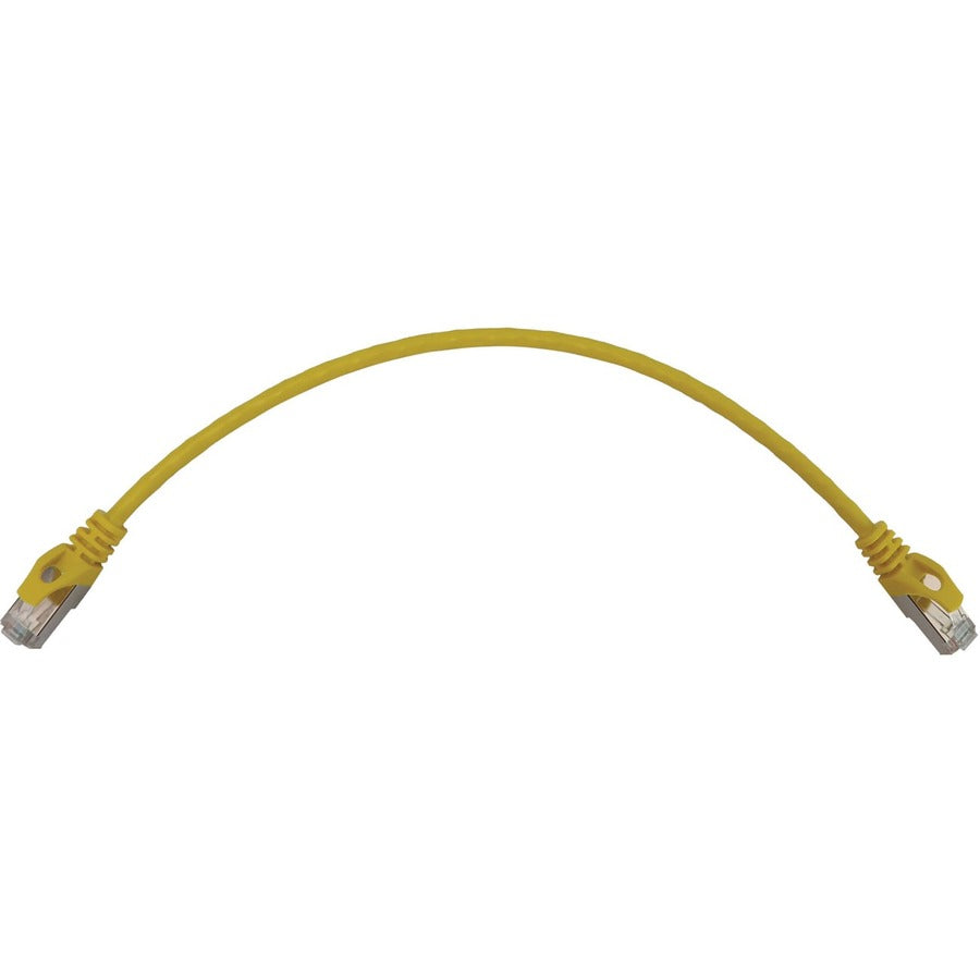 Tripp Lite N262-S01-YW Cat6a STP Patch Network Cable - 1 ft Category 6a Network Cable for Network Device, Server, Switch, Router, Hub, Printer, Computer, Photocopier, Modem, PoE Device, Patch Panel, . - N262-S01-YW - eCommerce Business Prime
