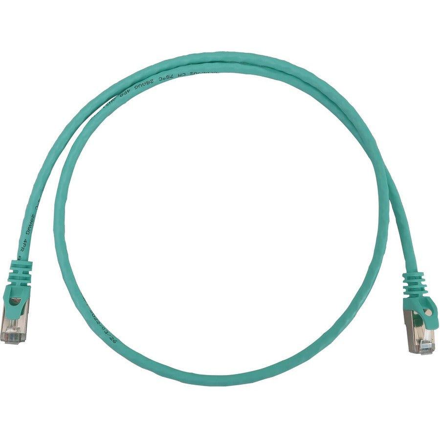 Tripp Lite N262-S03-AQ Cat6a STP Patch Network Cable - 3 ft Category 6a Network Cable for Network Device, Server, Switch, Router, Hub, Printer, Computer, Photocopier, Modem, PoE Device, Patch Panel, . - N262-S03-AQ - eCommerce Business Prime