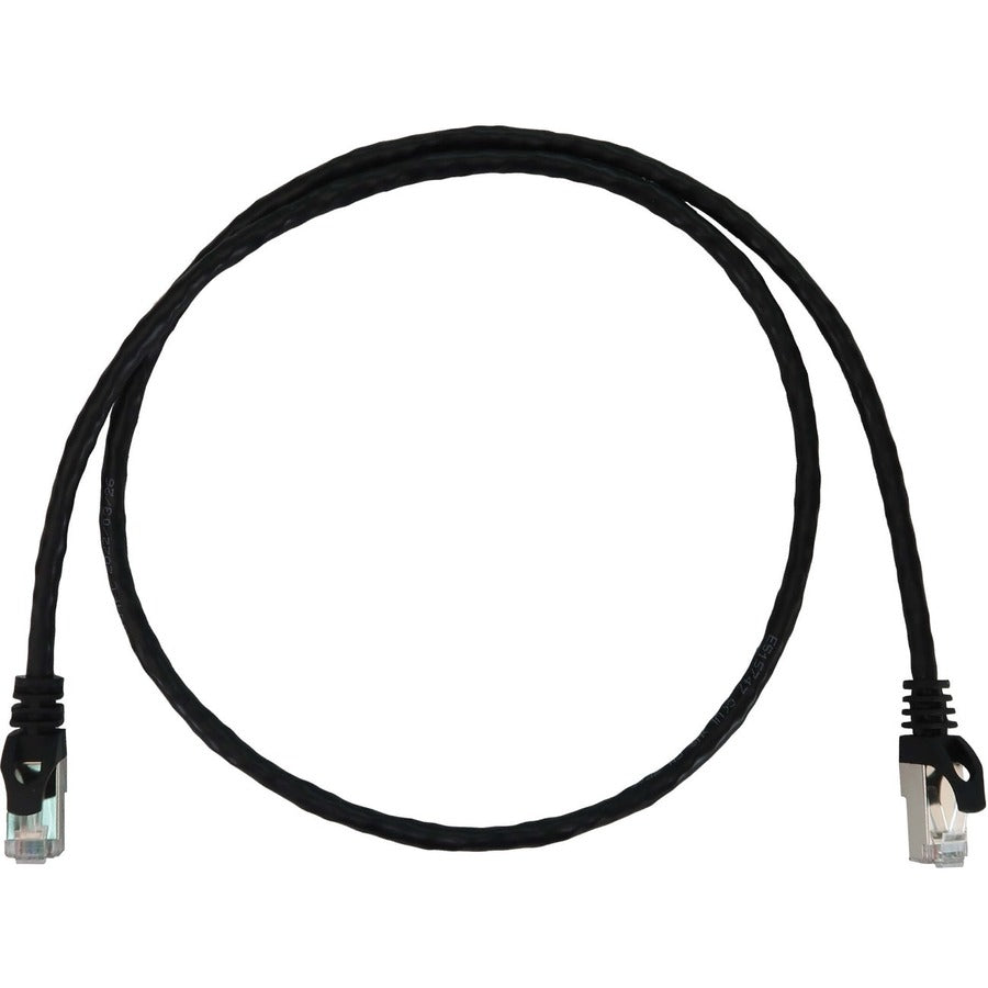 Tripp Lite N262-S03-BK Cat6a STP Patch Network Cable - 3 ft Category 6a Network Cable for Network Device, Server, Switch, Router, Hub, Printer, Computer, Photocopier, Modem, PoE Device, Patch Panel, . - N262-S03-BK - eCommerce Business Prime