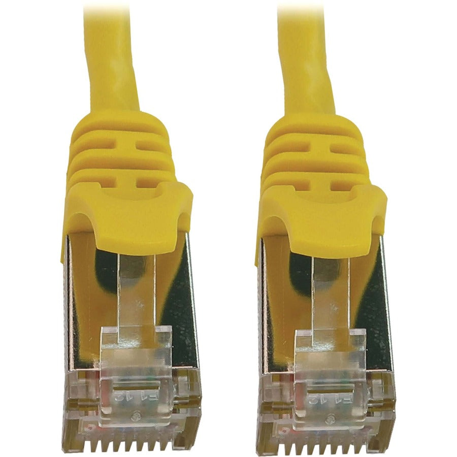 Tripp Lite N262-S06-YW Cat6a STP Patch Network Cable - 6 ft Category 6a Network Cable for Network Device, Server, Switch, Router, Hub, Printer, Computer, Photocopier, Modem, PoE Device, Patch Panel, . - N262-S06-YW - eCommerce Business Prime