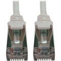 Tripp Lite N262-S10-WH Cat6a STP Patch Network Cable - 10 ft Category 6a Network Cable for Network Device, Server, Switch, Router, Hub, Printer, Computer, Photocopier, Modem, PoE Device, Patch Panel,  - N262-S10-WH - eCommerce Business Prime