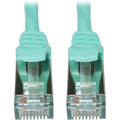 Tripp Lite N262-S15-AQ Cat6a STP Patch Network Cable - 15 ft Category 6a Network Cable for Network Device, Server, Switch, Router, Hub, Printer, Computer, Photocopier, Modem, PoE Device, Patch Panel,  - N262-S15-AQ - eCommerce Business Prime