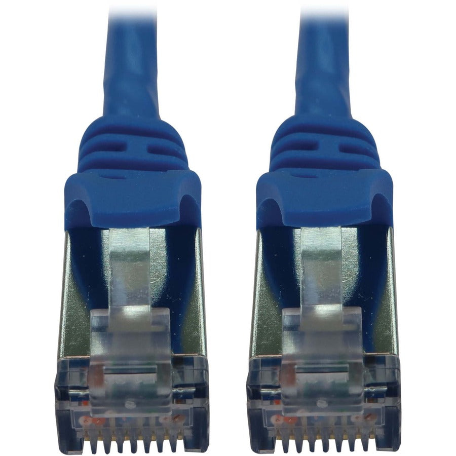 Tripp Lite N262-S25-BL Cat6a STP Patch Network Cable - 25 ft Category 6a Network Cable for Network Device, Server, Switch, Router, Hub, Printer, Computer, Photocopier, Modem, PoE Device, Patch Panel, ...  - N262-S25-BL