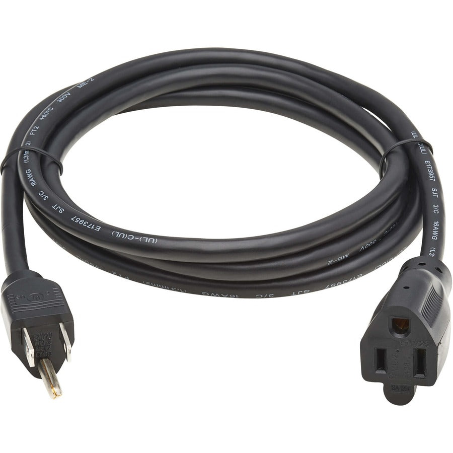 Tripp Lite Power Extension Cord - For Computer, Monitor, HDTV, Printer, Server, UPS, PDU - 125 V AC13 A - Black - 6 ft Cord Length - North America - eCommerce Business Prime