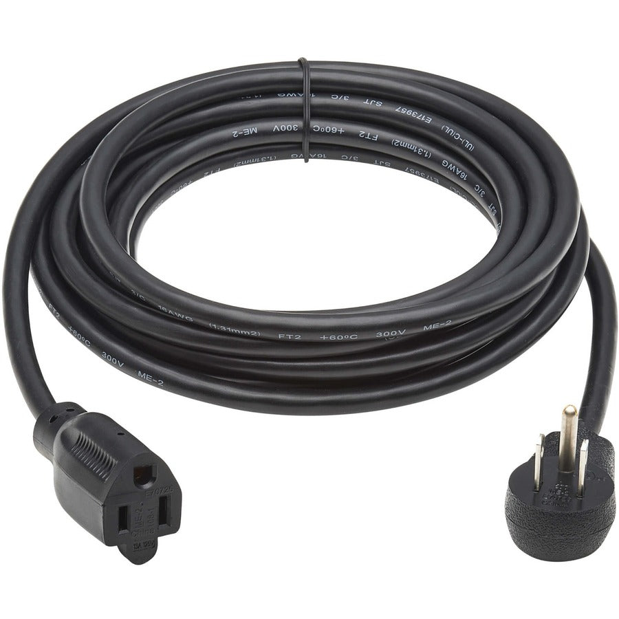 Tripp Lite Power Extension Cord - For Computer, Monitor, HDTV, Printer, Server, UPS, PDU - 125 V AC13 A - Black - 15 ft Cord Length - North America - eCommerce Business Prime